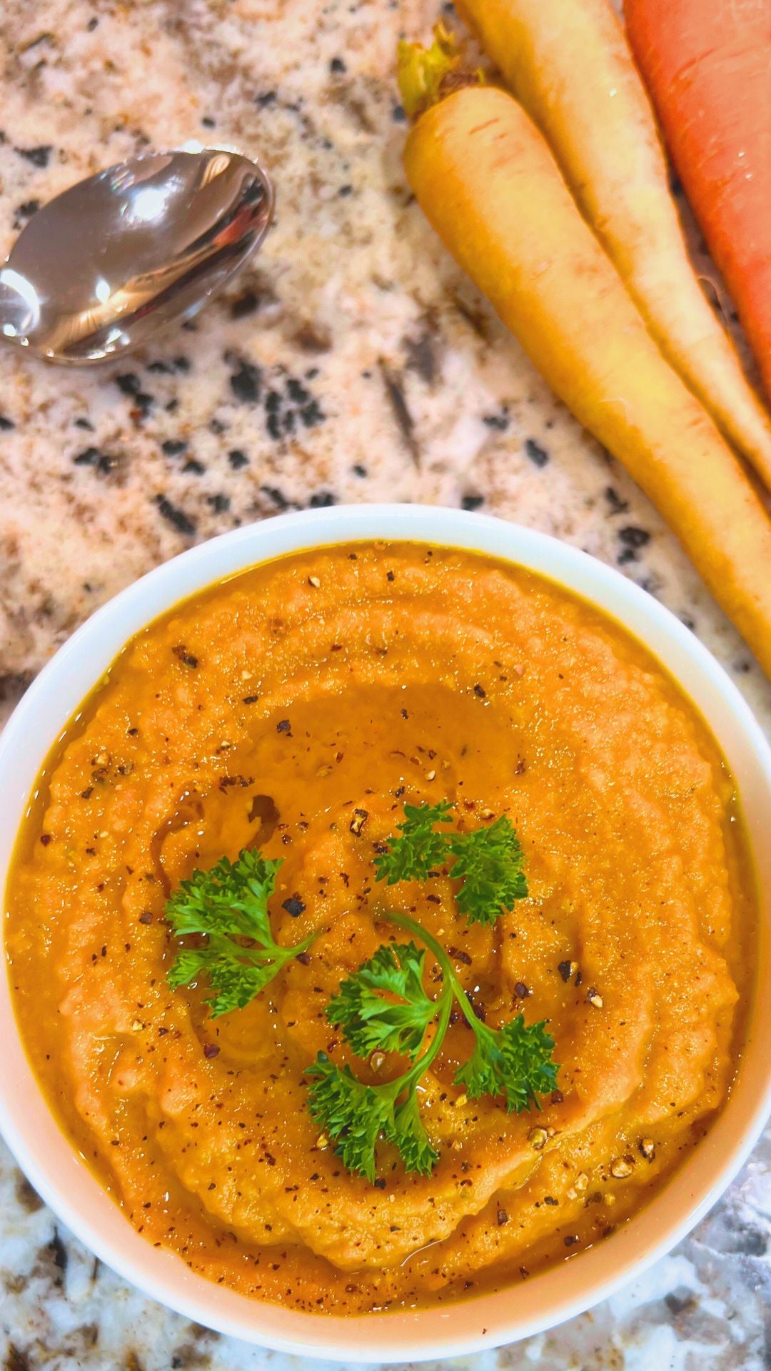 Gut Glow Carrot, Ginger & Turmeric Soup Recipe