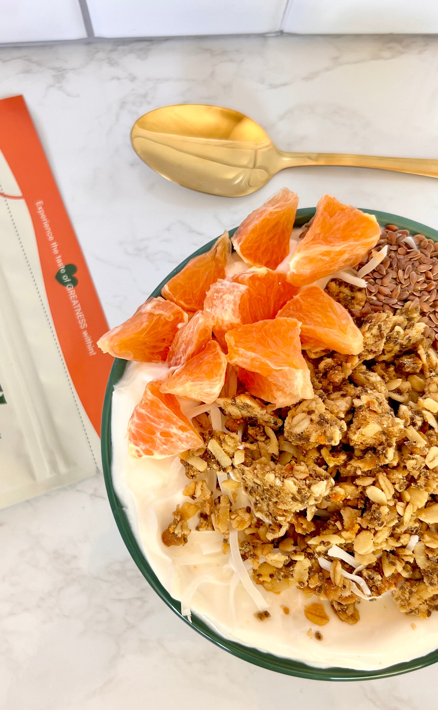 Orange Creamsicle Fermented Granola